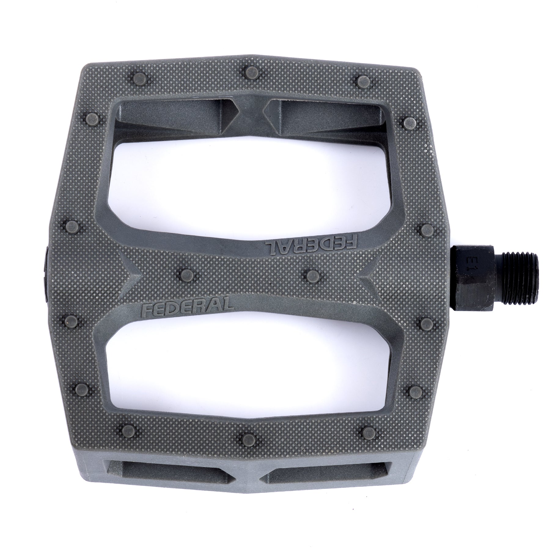 Federal Command Plastic Pedals - Dark Grey 9/16"