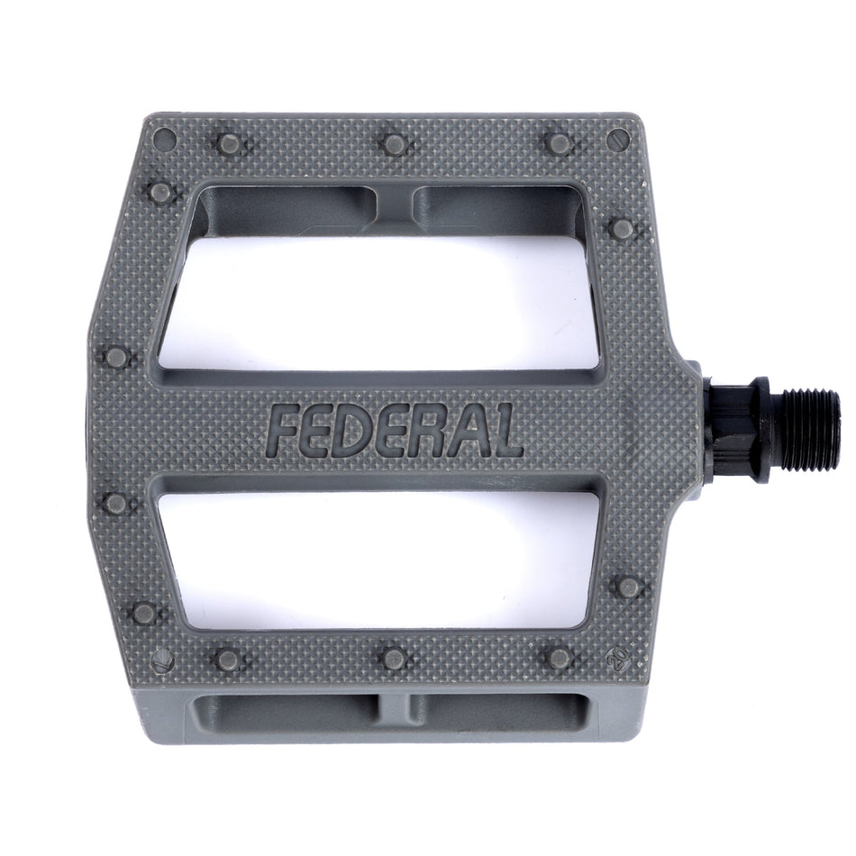 Federal Contact Plastic Pedals - Dark Grey 9/16"