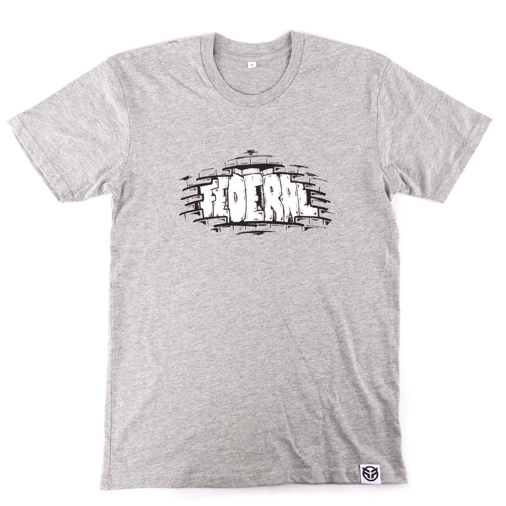 Federal Bricks T-Shirt - Heather Grey