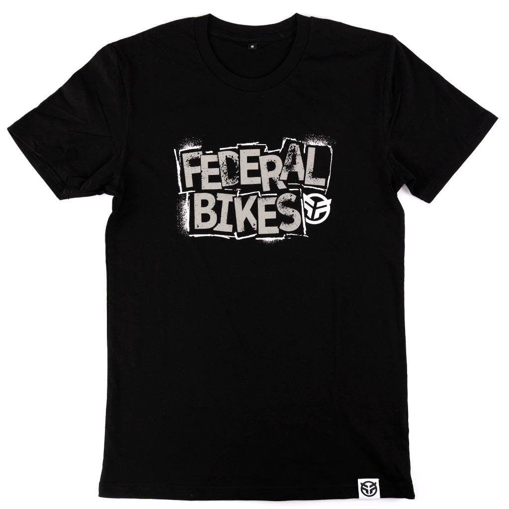 Federal Stencil T-Shirt - Black