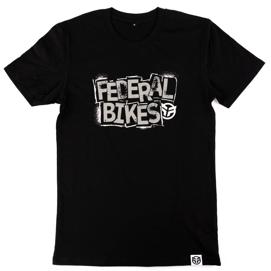 Federal Stencil T-Shirt - Black