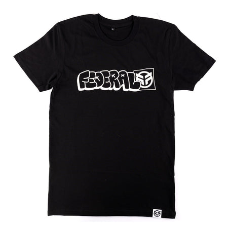 Federal Tagged Outline T-Shirt - Black