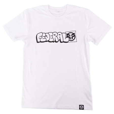 Federal Tagged Outline T-Shirt - White