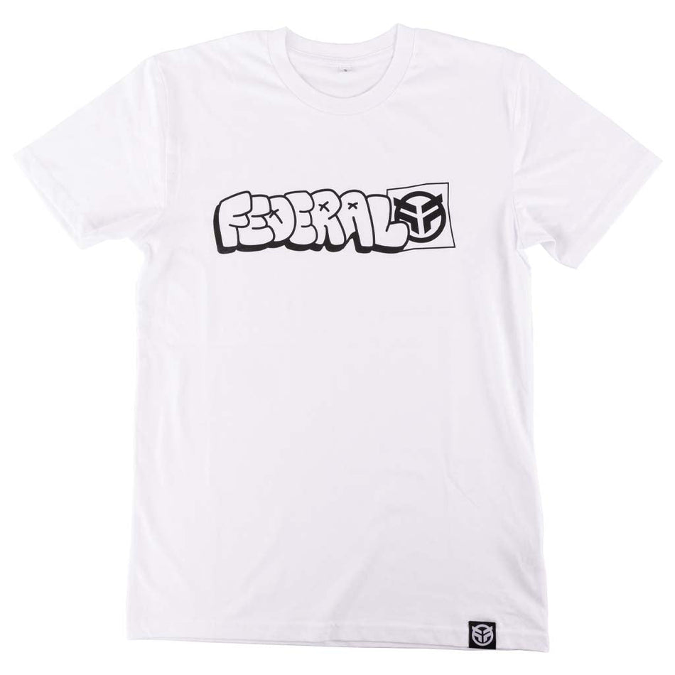 Federal Tagged Outline T-Shirt - White