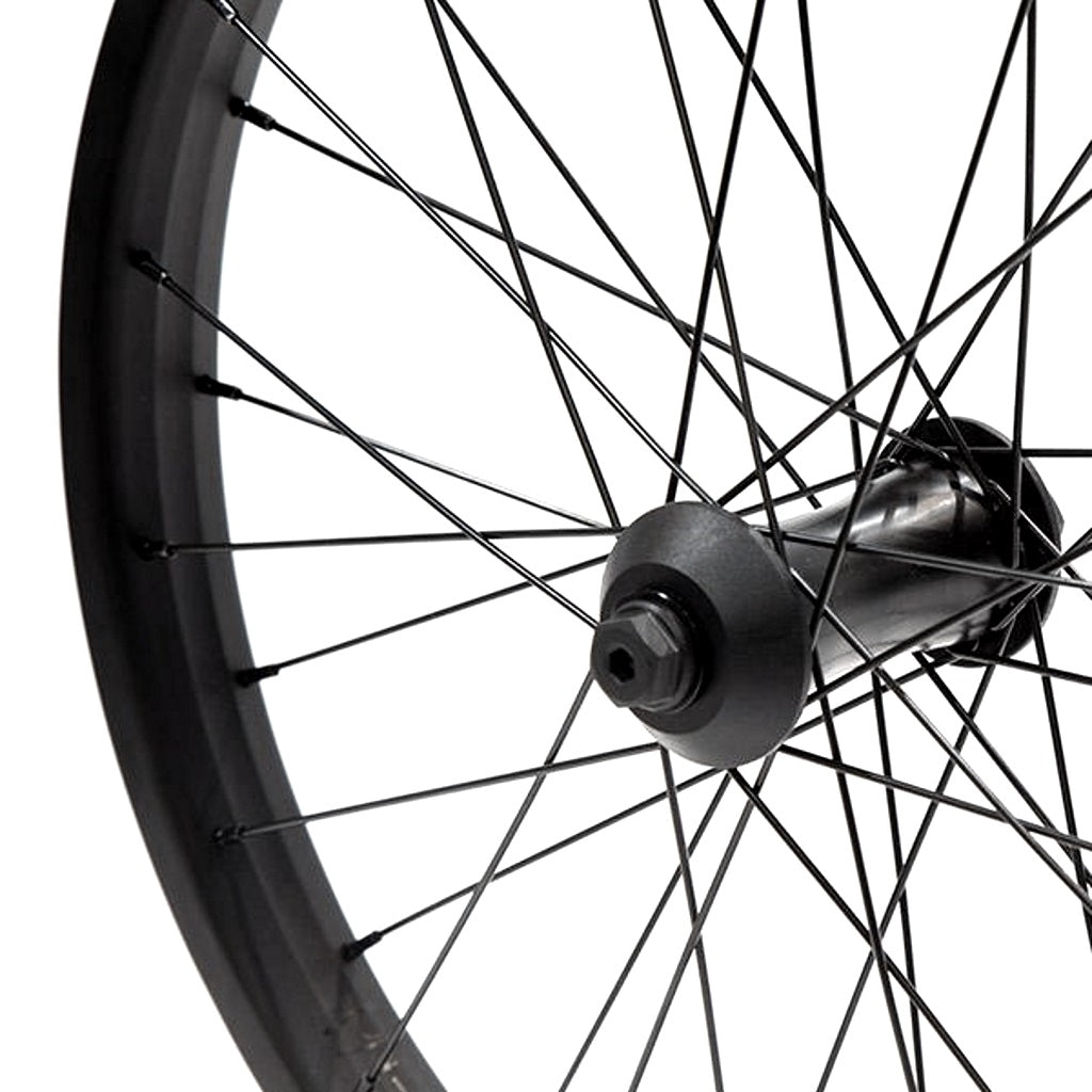 Fiend Cab flangeless front hub Black 10mm (3/8")