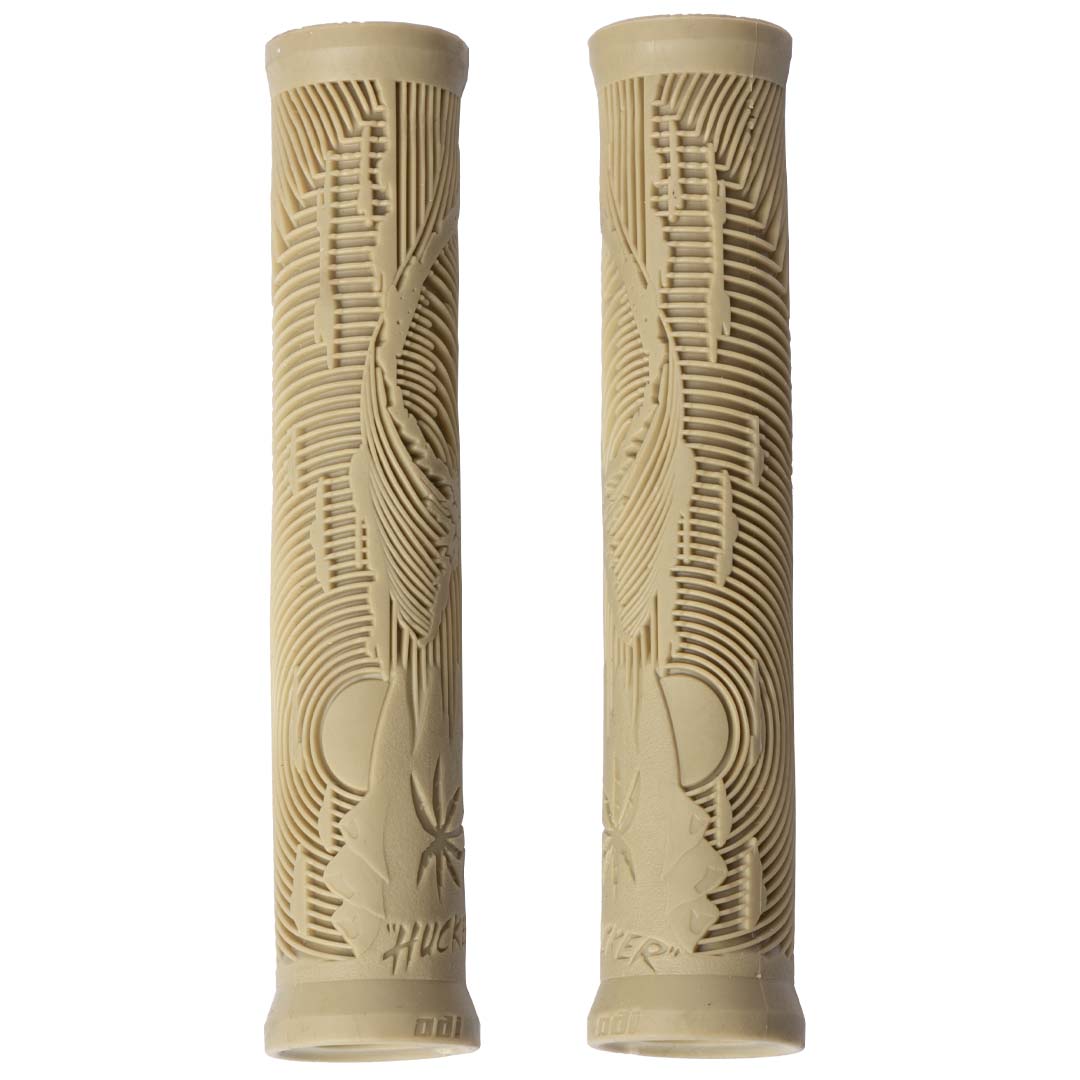 ODI Hucker Flangeless Grips - Tan 160mm