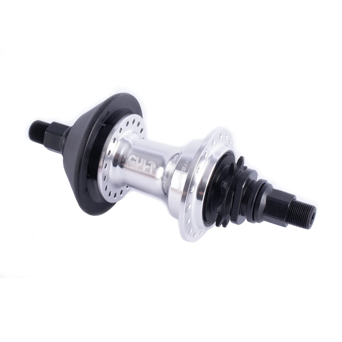 Cult RHD Hybrid Hub - Polished Silver 9 Tooth