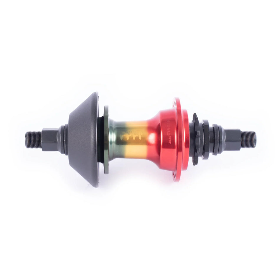 Cult RHD Hybrid Hub - Rasta 9 Tooth