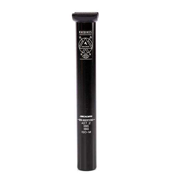 KHE Pivotal 200mm Seat Post - Black 27.2mm