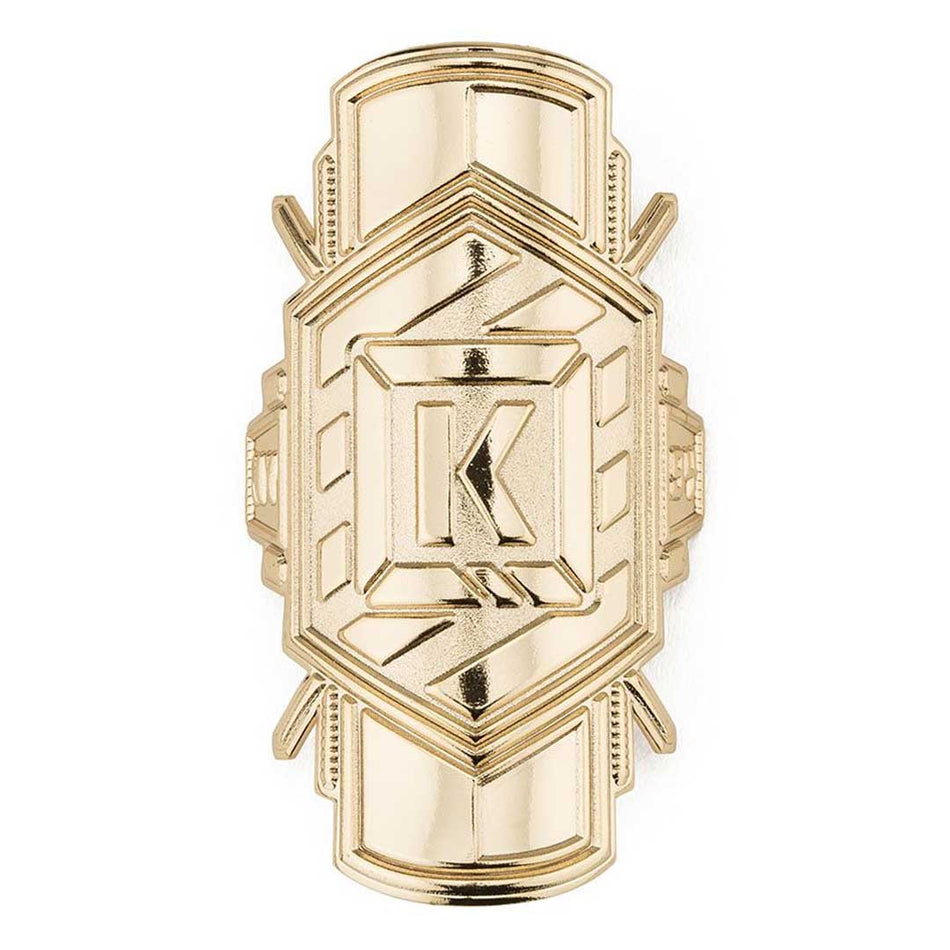 Kink K-Brick Head Tube Badge - Gold