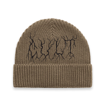 Cult Metal Beanie - Brown