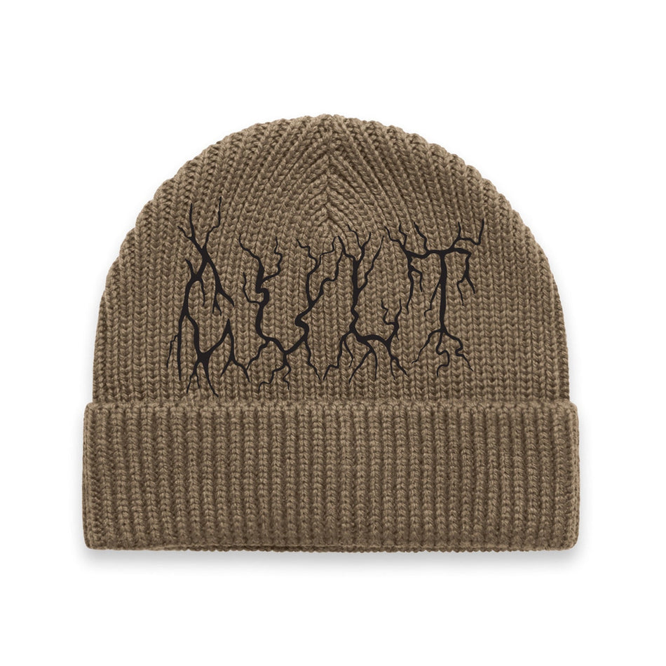 Cult Metal Beanie - Brown