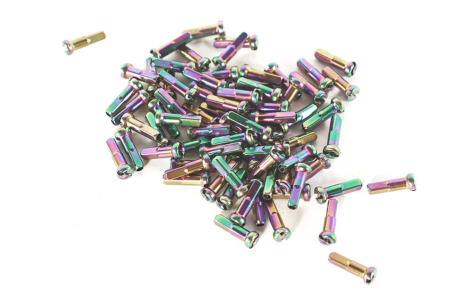 Colony Spoke Nipples Pack of 75 x Alloy Rainbow Anodise £69.99