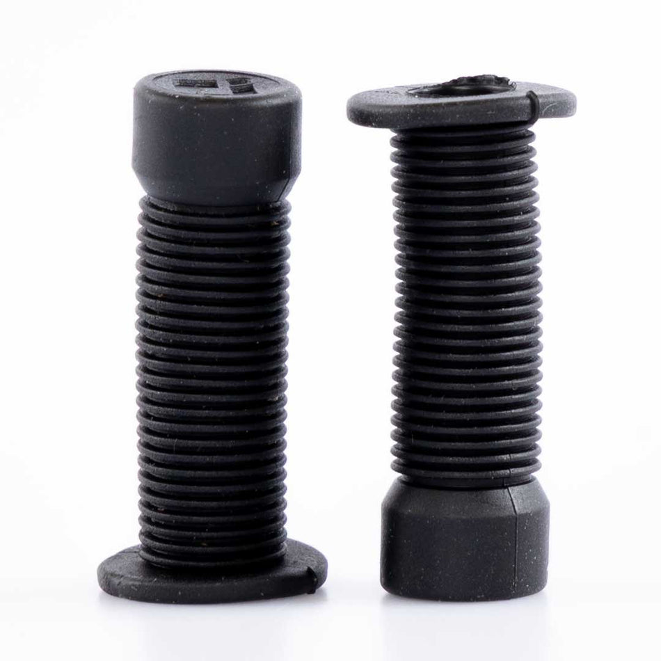ODI Longneck Grips Schrader Valve Caps - Black (Pair)