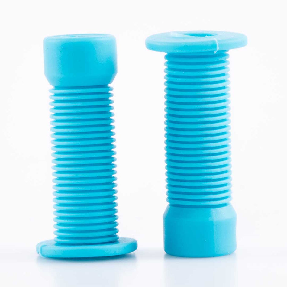 ODI Longneck Grips Schrader Valve Caps - Light Blue (Pair)