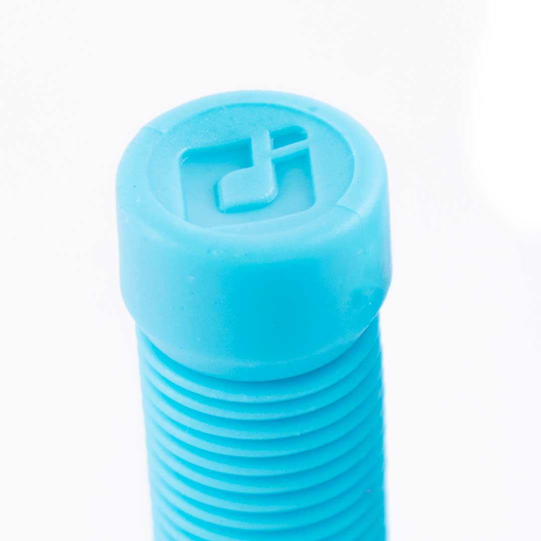 ODI Longneck Grips Schrader Valve Caps - Light Blue (Pair)