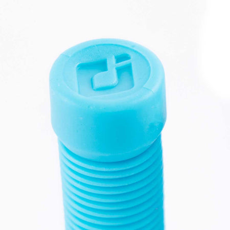 ODI Longneck Grips Schrader Valve Caps - Light Blue (Pair)