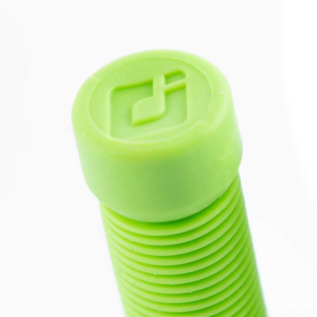 ODI Longneck Grips Schrader Valve Caps - Green (Pair)