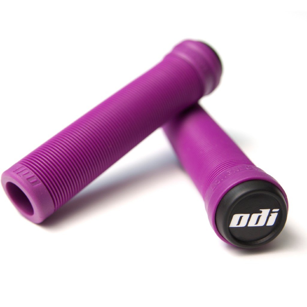 ODI Longneck Pro Flangeless Grips - Purple 135mm