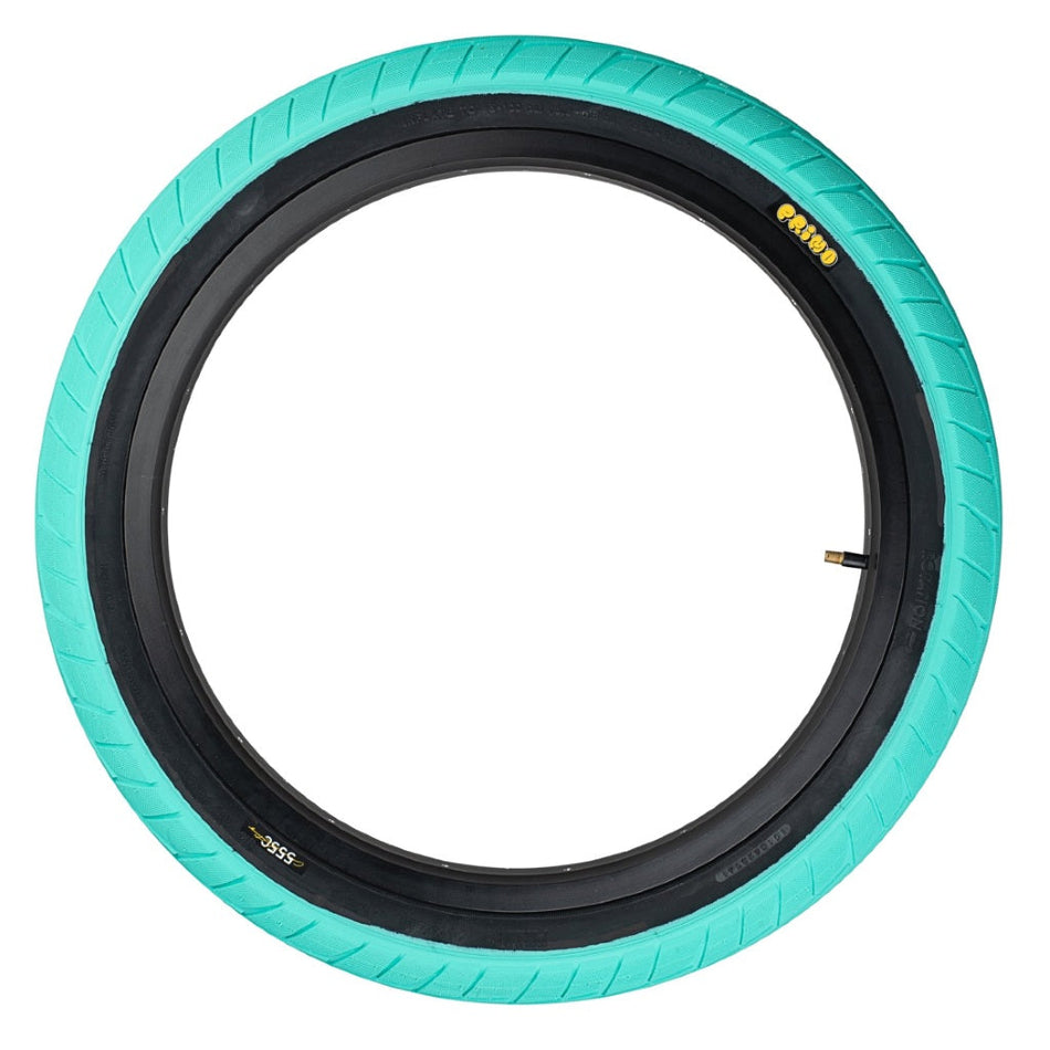 Primo 555C Tyre 20" - Teal With Black Sidewall 2.45"