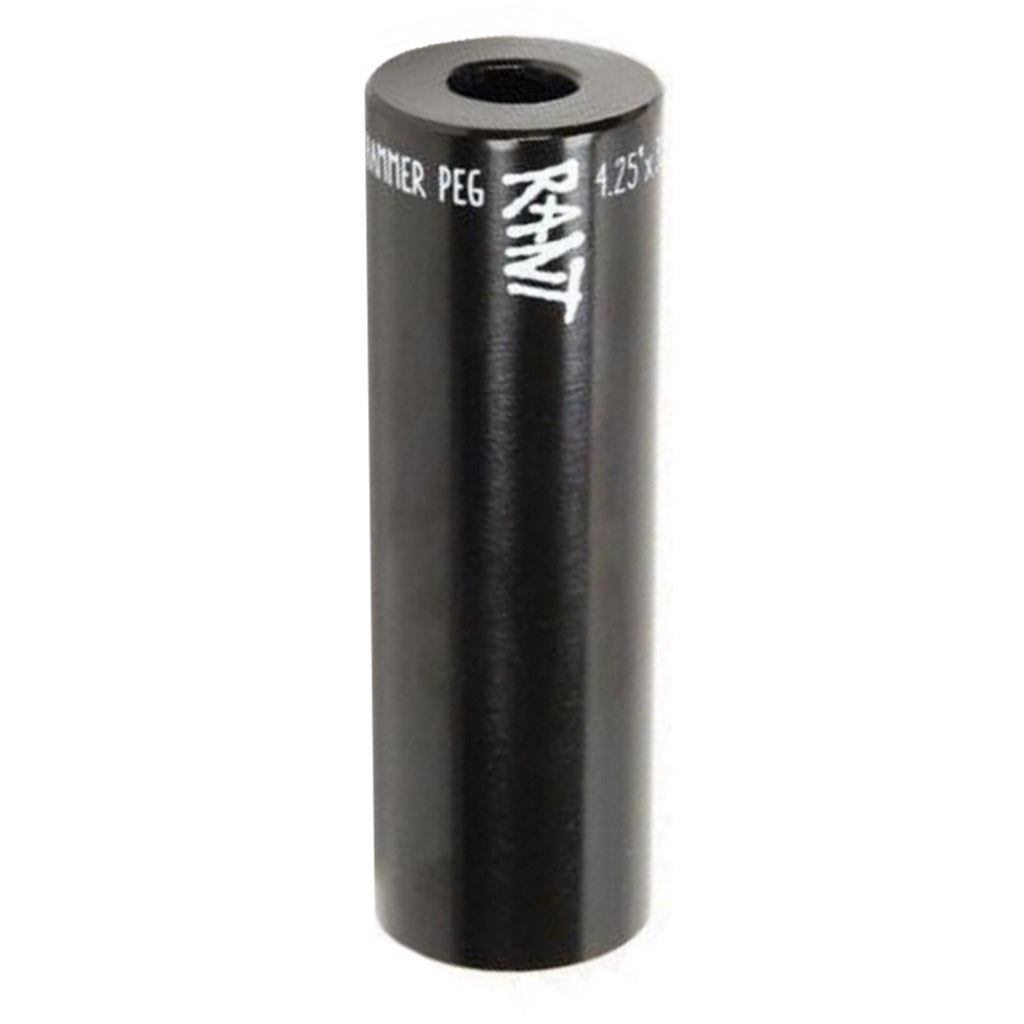 Rant Hammer 4.25" Steel Peg - Black 14mm With 10mm Adapter (Each)