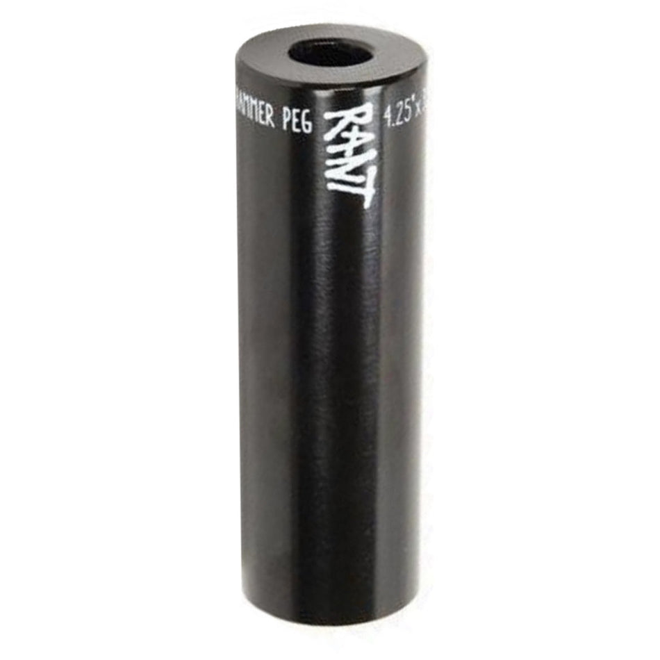 Rant Hammer 4.25" Steel Peg - Black 14mm With 10mm Adapter (Each)