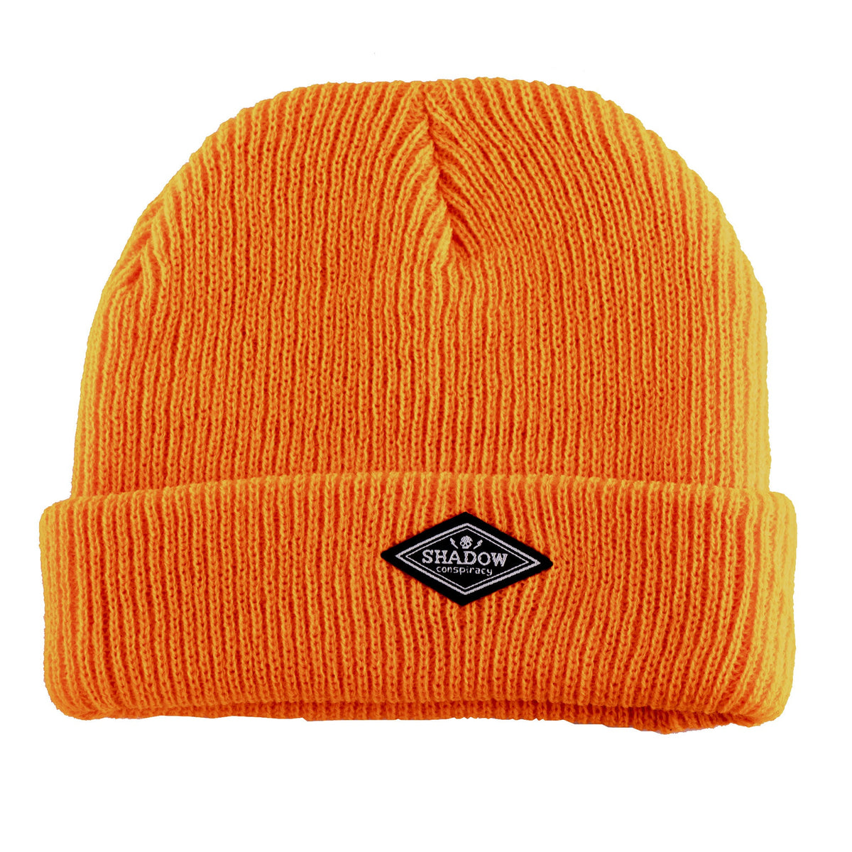 Shadow Diamond Beanie - Orange | Backyard BMX UK Shop Hastings