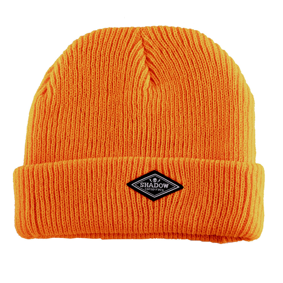 Shadow Diamond Beanie - Orange | Backyard BMX UK Shop Hastings
