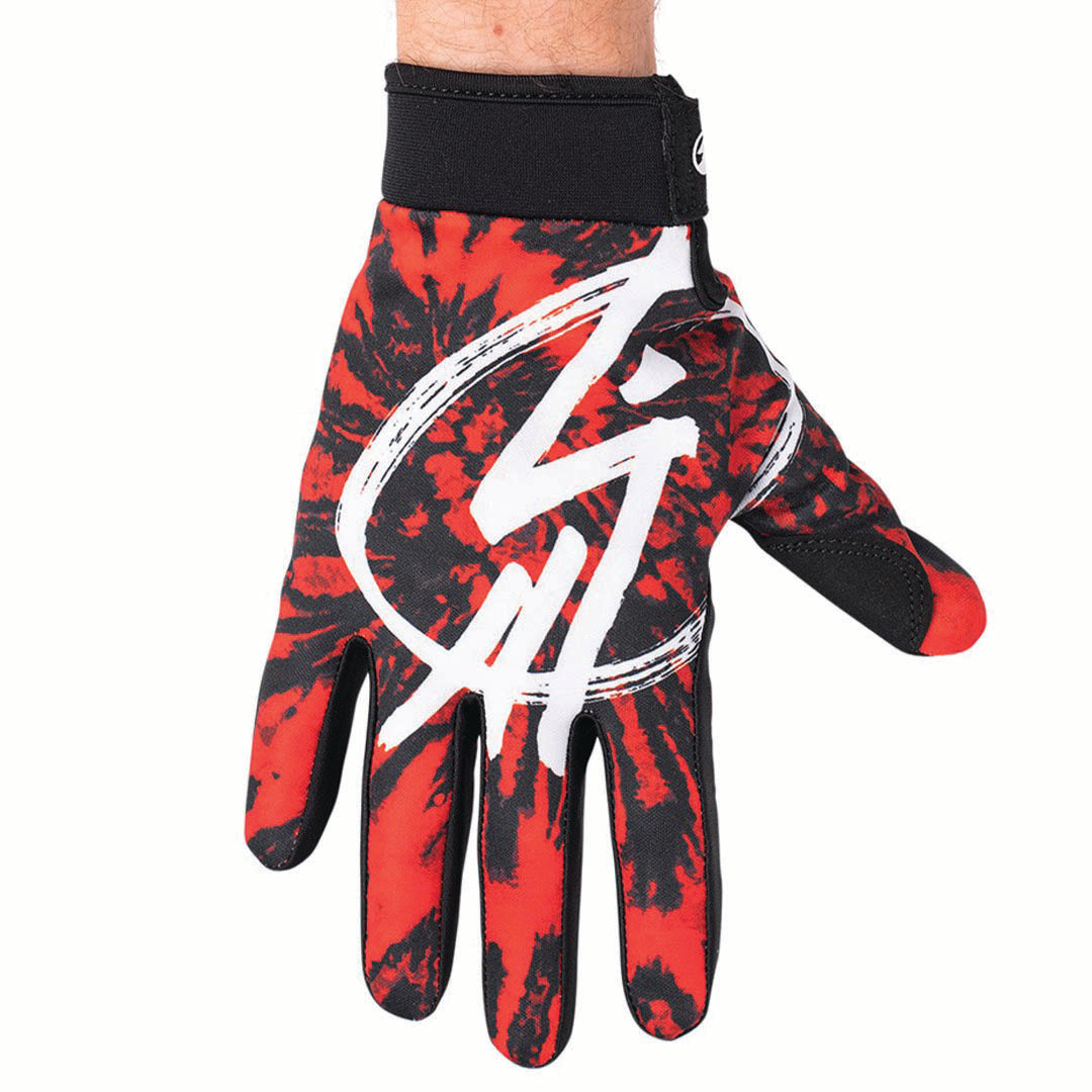 Shadow Conspire Gloves - Red Tie Dye