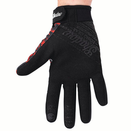 Shadow Conspire Gloves - Red Tie Dye