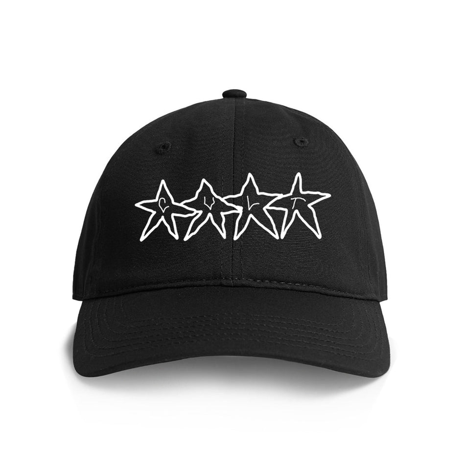 Cult Starred Father Cap - Black