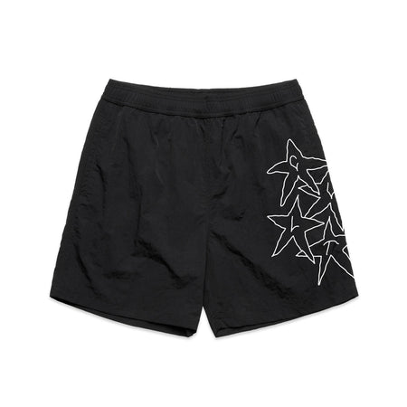 Cult Starred Swim Shorts - Black