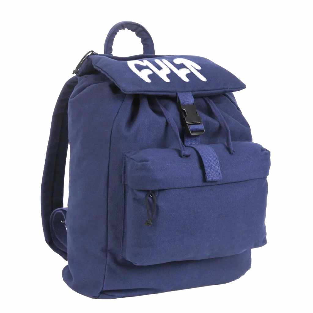Cult Thick Logo Stash Bag - Navy Blue