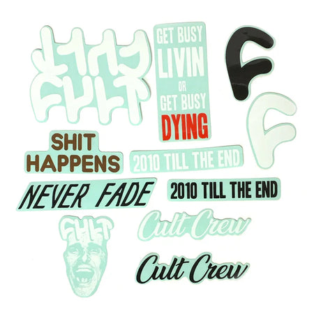 Cult 11 Piece Sticker Pack