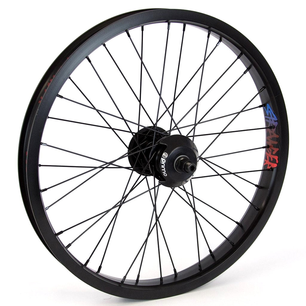 Stranger RHD Crux V2 Cassette rear wheel Black hub with black XL rim 9 tooth