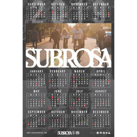 Subrosa 2020 Double Sided Poster 26"x39"