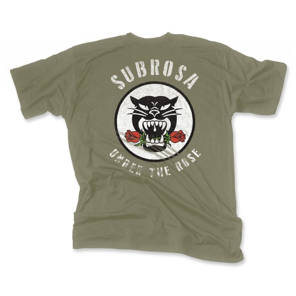 Subrosa Battle Cat T-Shirt - Army Green