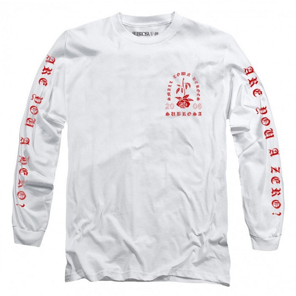 Subrosa Heroes L/S T-Shirt - White