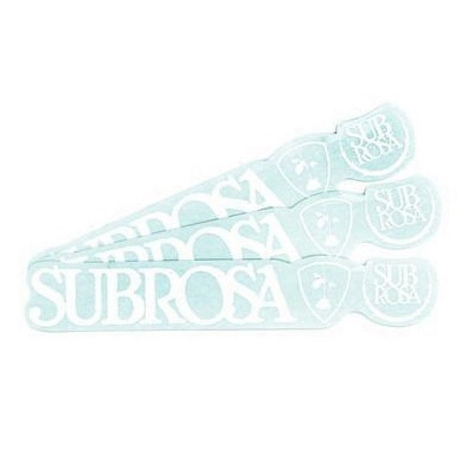 Subrosa Logo And QR Code Sticker (Each)