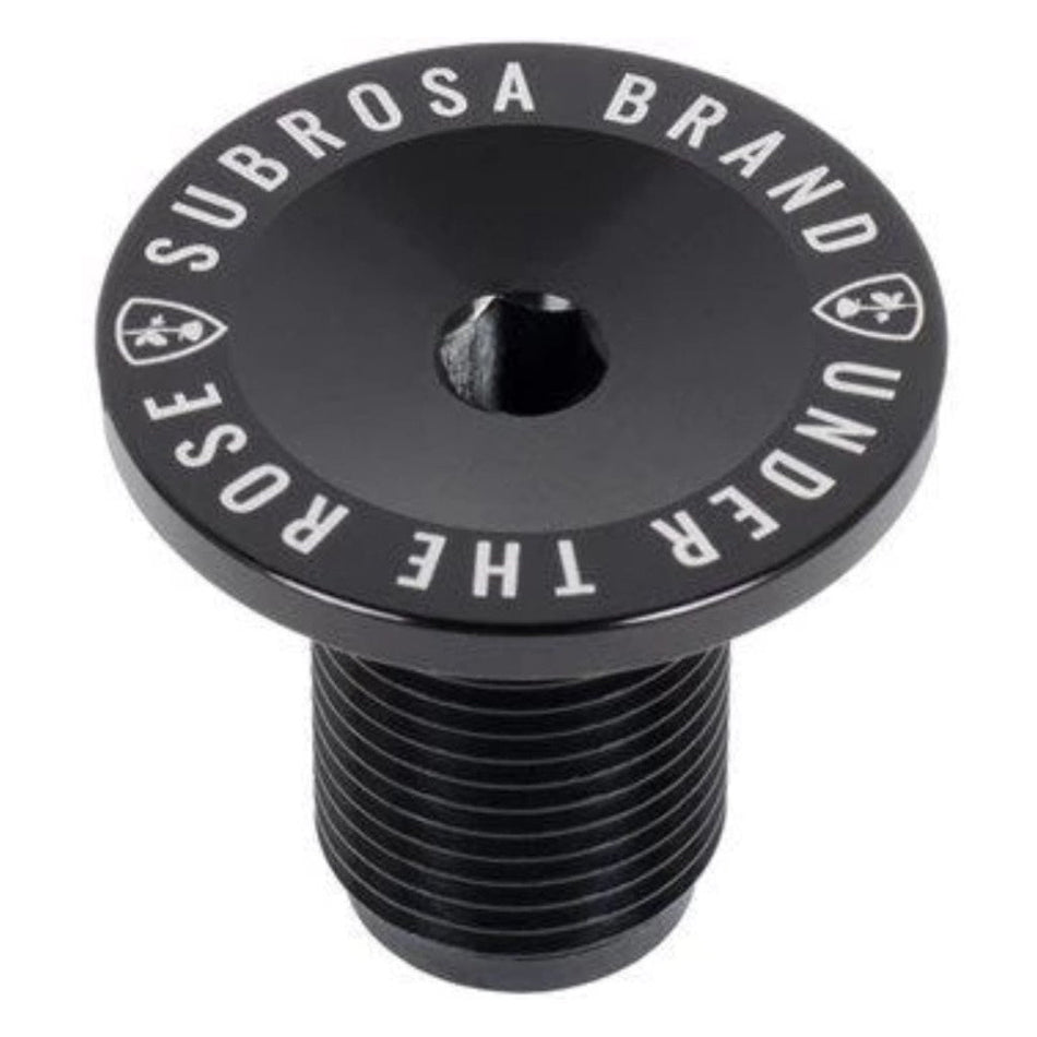 Subrosa Noster fork top cap Black H18