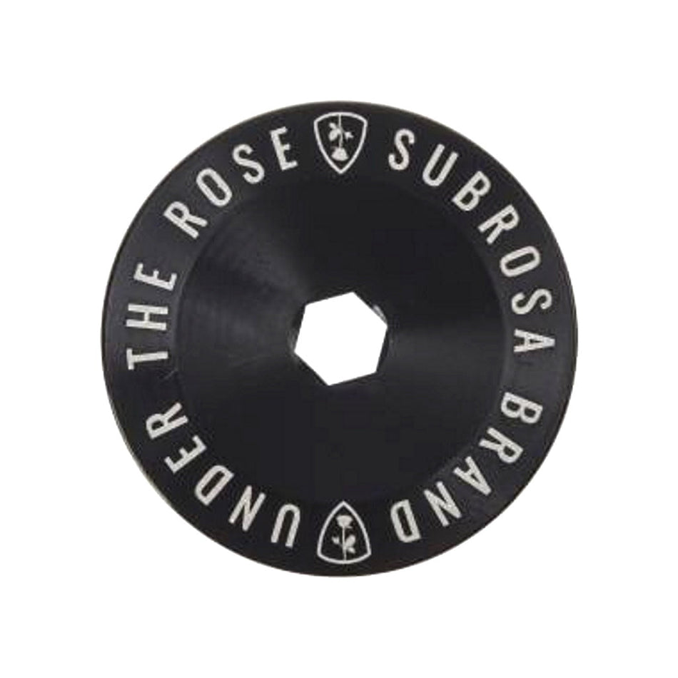 Subrosa Noster fork top cap Black H18