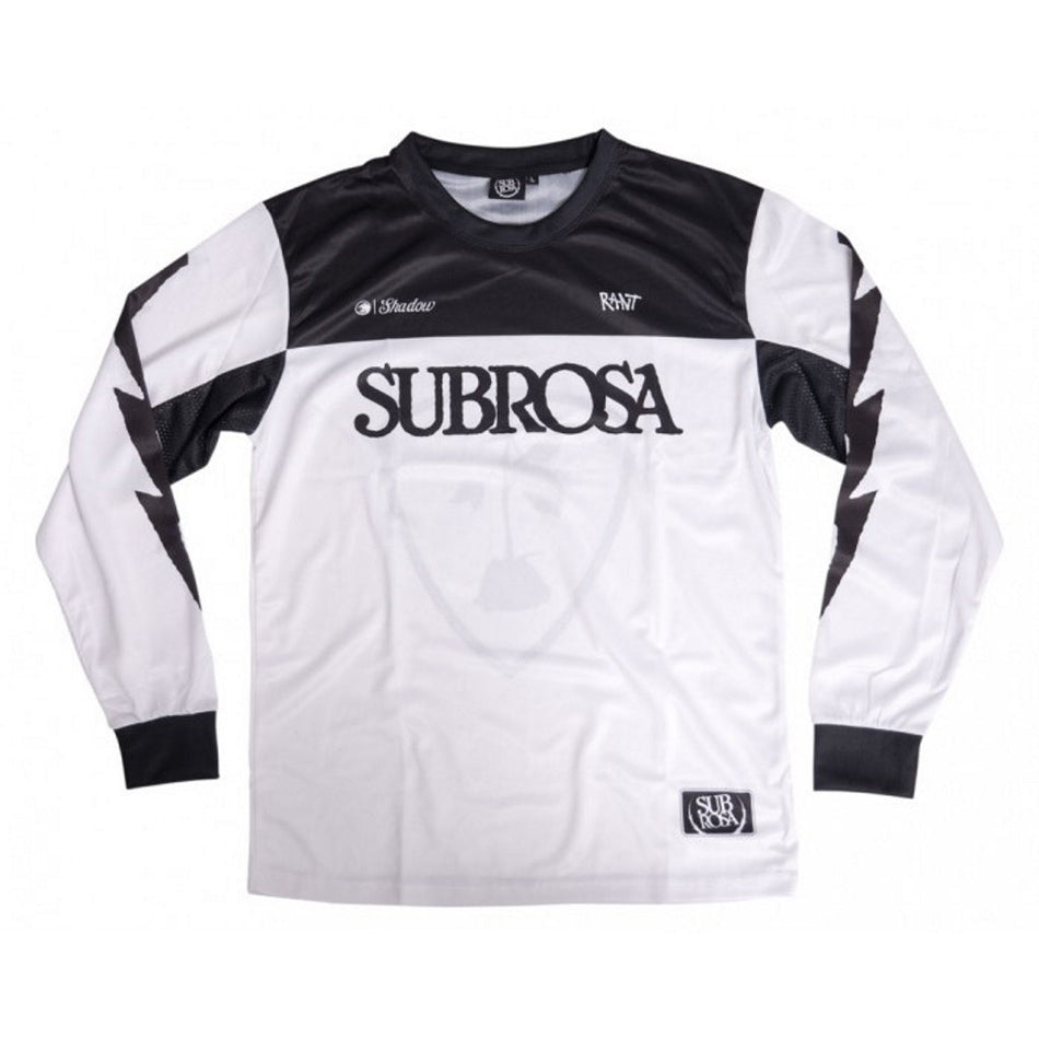 Subrosa Race Jersey L/S T-Shirt - Black / White