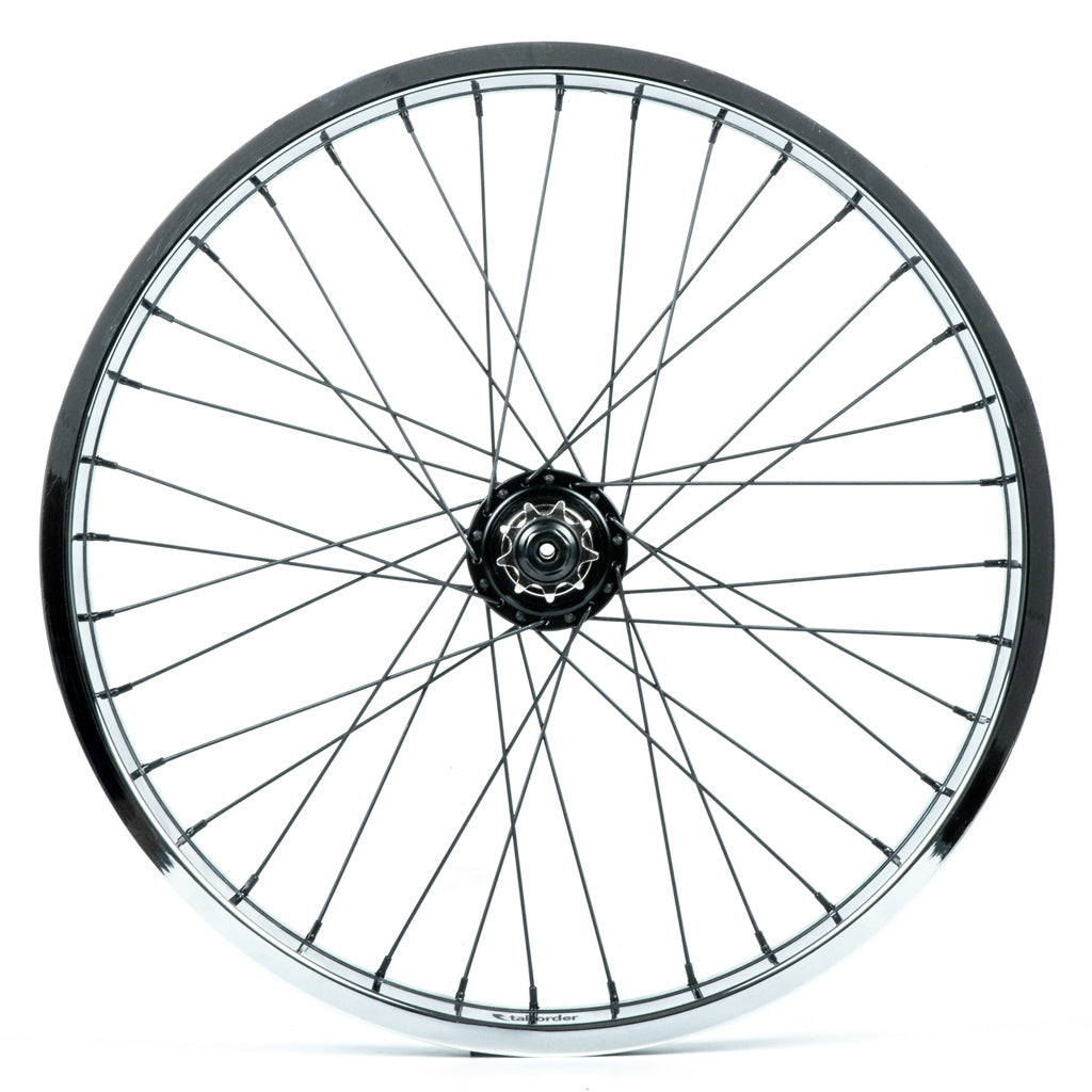 Tall Order Dynamics RHD Cassette Wheel - Black With Chrome Rim 9 Tooth