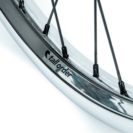 Tall Order Dynamics RHD Cassette Wheel - Black With Chrome Rim 9 Tooth
