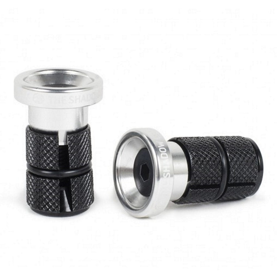 Shadow Slim Deadbolt Bar Ends - Raw Polished