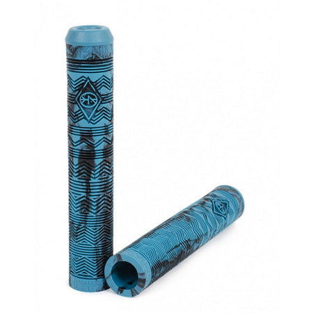 Shadow Gipsy DCR Flangeless Grips - Polar Pop Blue Tie Dye