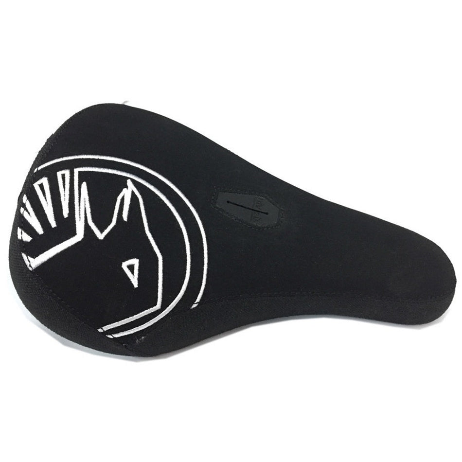 Shadow Crow Mid Seat - Black With White Embroidery