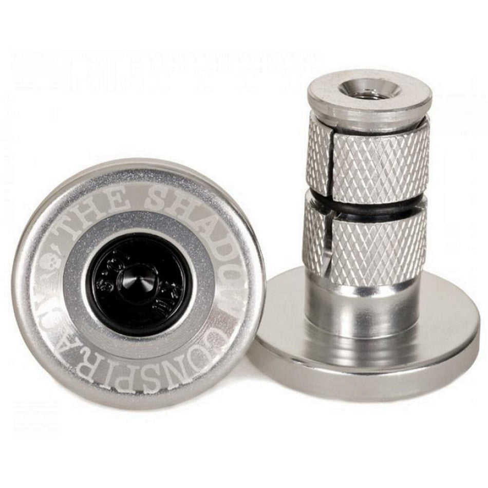 Shadow Deadbolt Bar Ends - Raw Polished