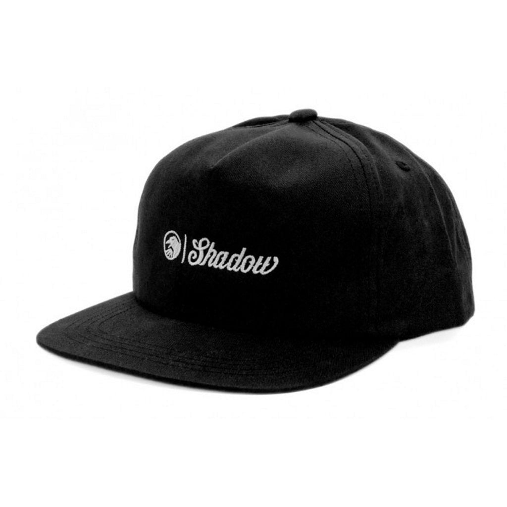 Shadow Block Snapback Cap - Black