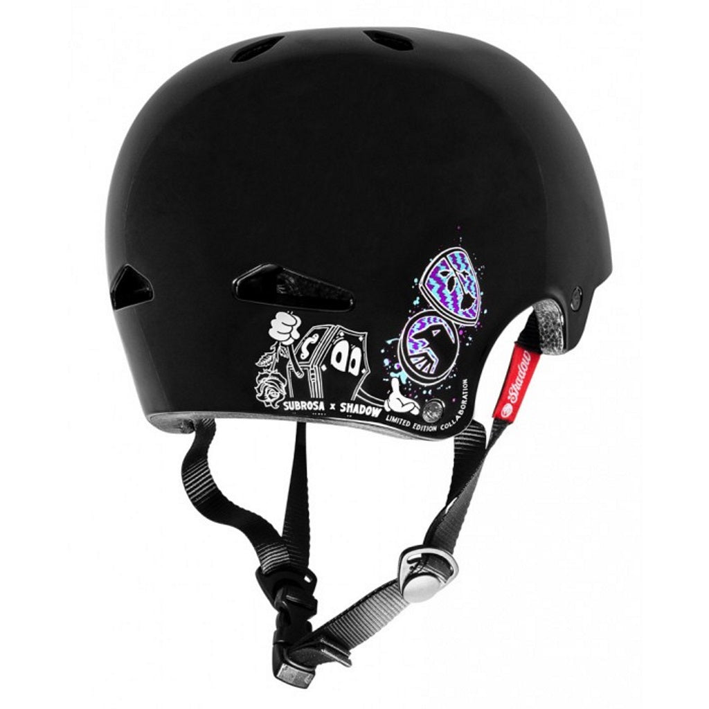 Shadow X Subrosa Feather Weight In-Mold Helmet - Gloss Black